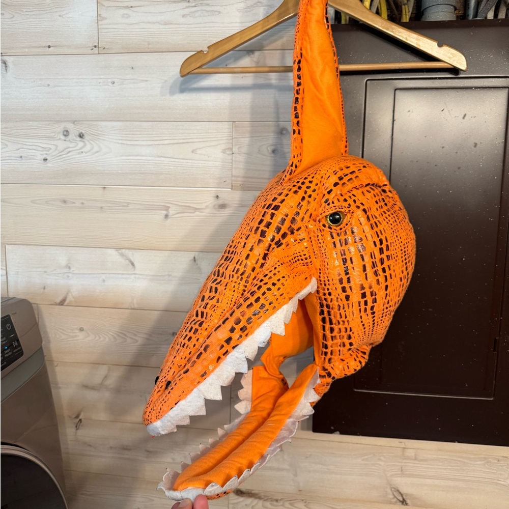 Orange Pteradactyl costume
